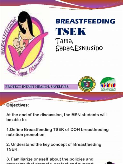 breastfeeding tsek logo|Infant & Young Child Feeding Program .